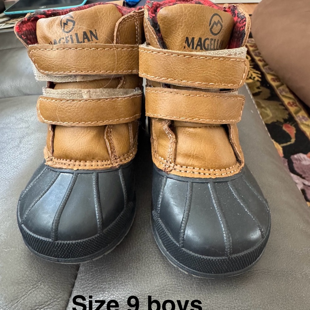 Magellan Outdoors Kids Brown and Black Boots